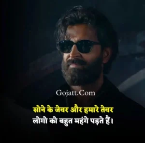 Attitude status Hindi