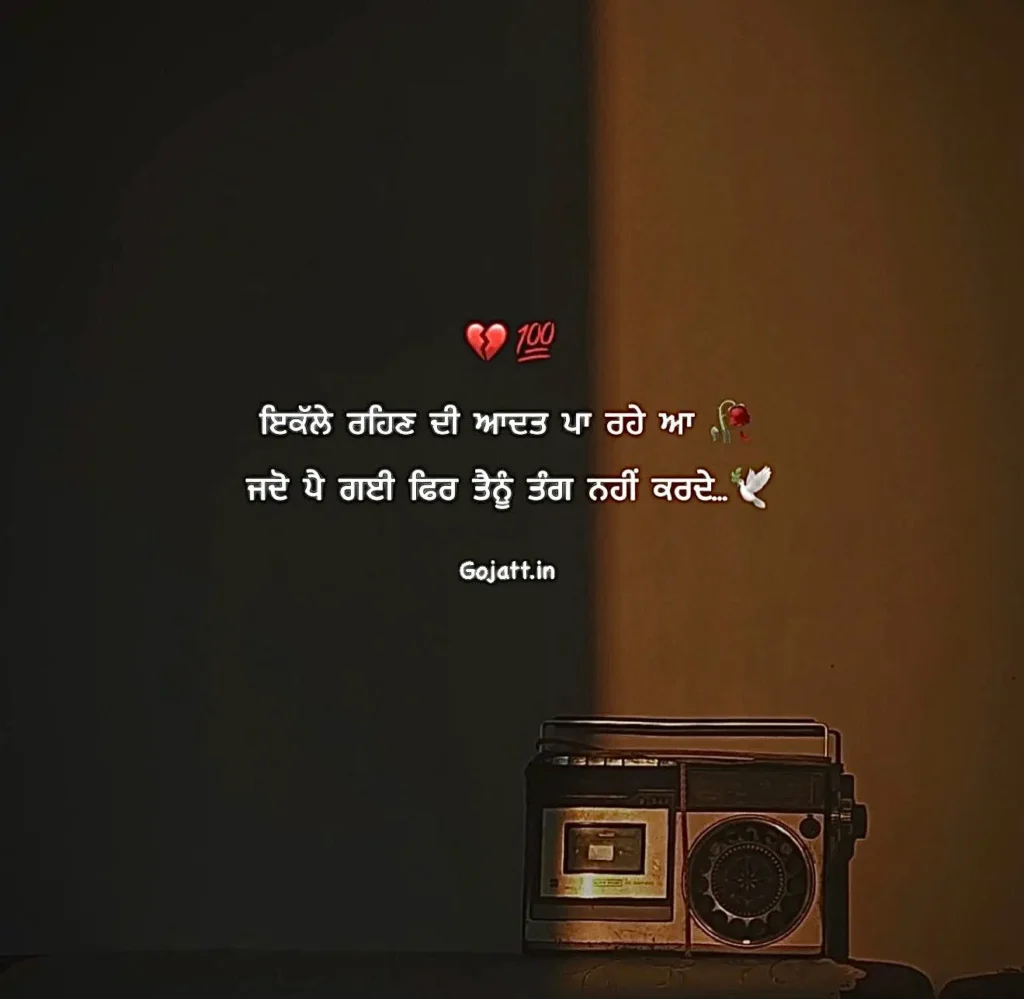 Punjabi sad status